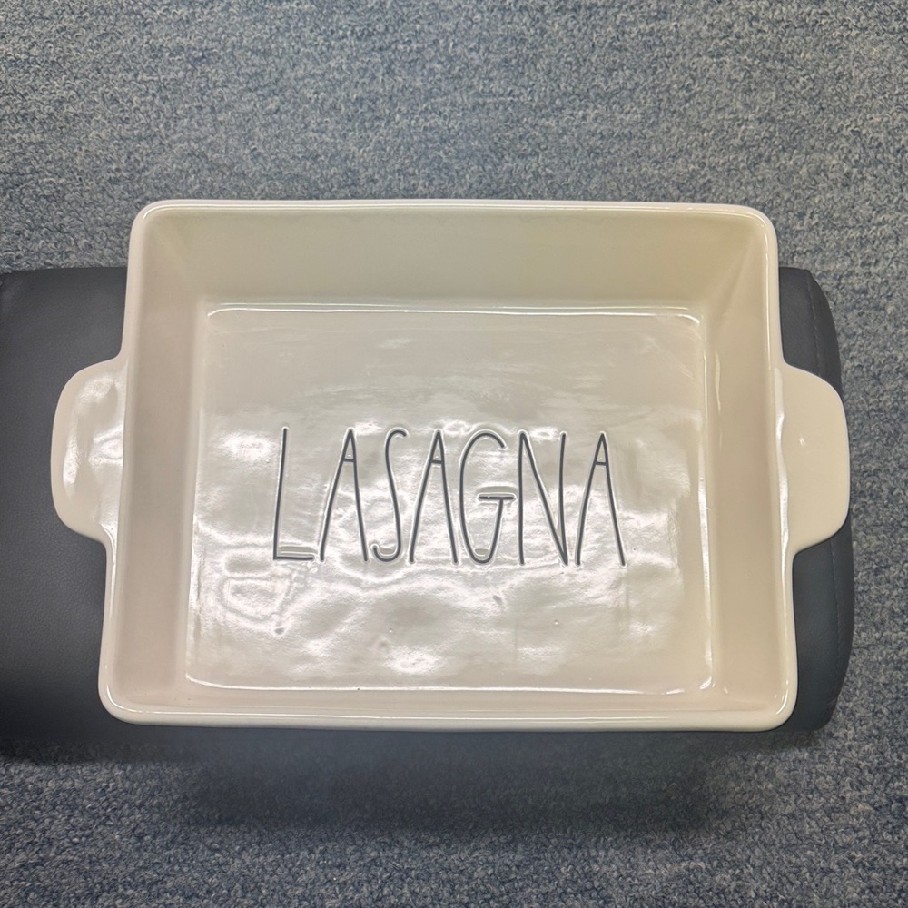 Rae Dunn Cream Lasagna Ceramic Baking Dish